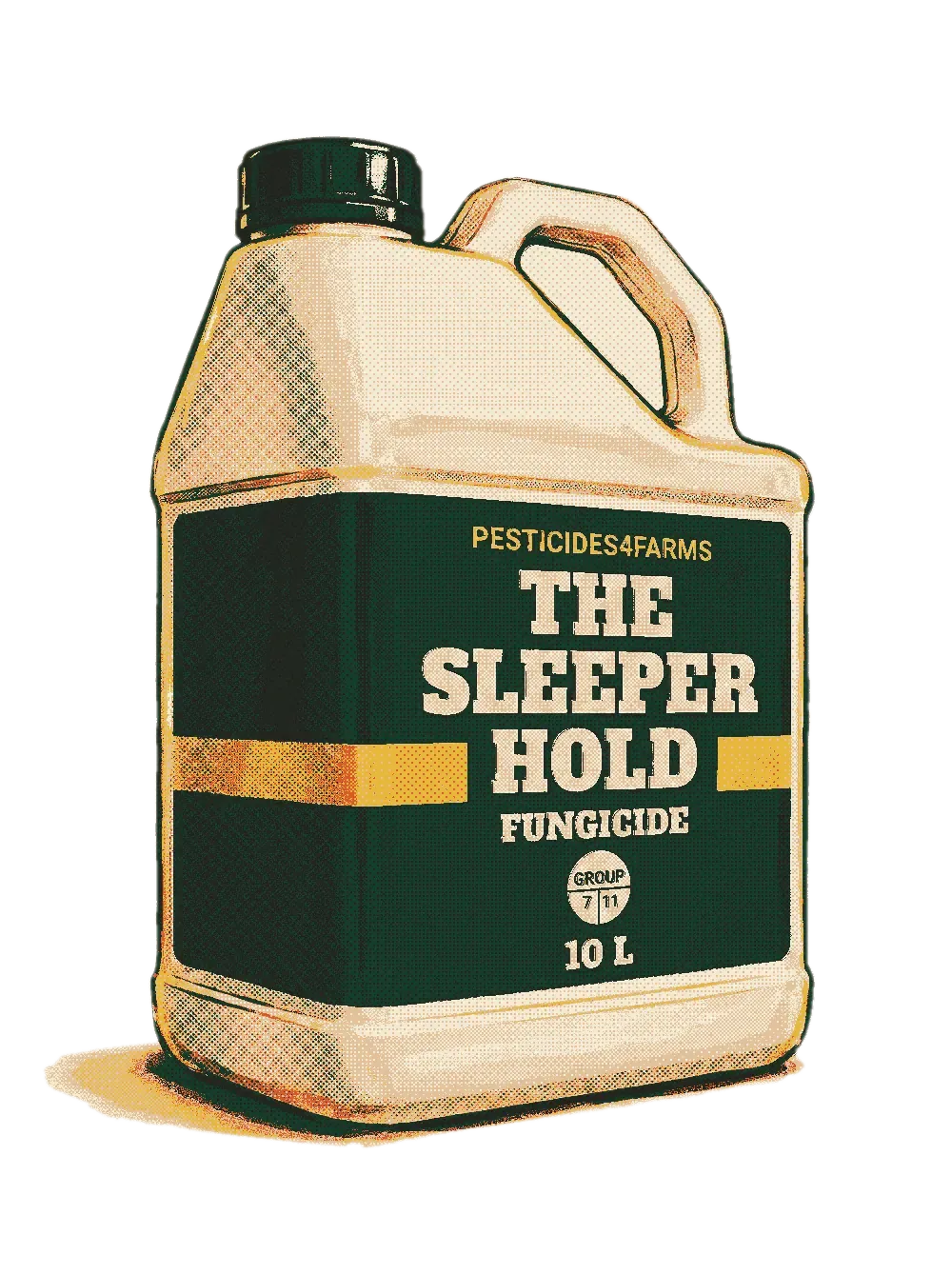 Jug of The Sleeper Hold fungicide